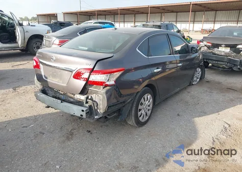 2015 Nissan Sentra Sv из США, поврежденный, VIN 3N1AB7AP2FY332302